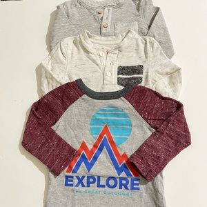 Lot of  2T boy long sleeved shirts